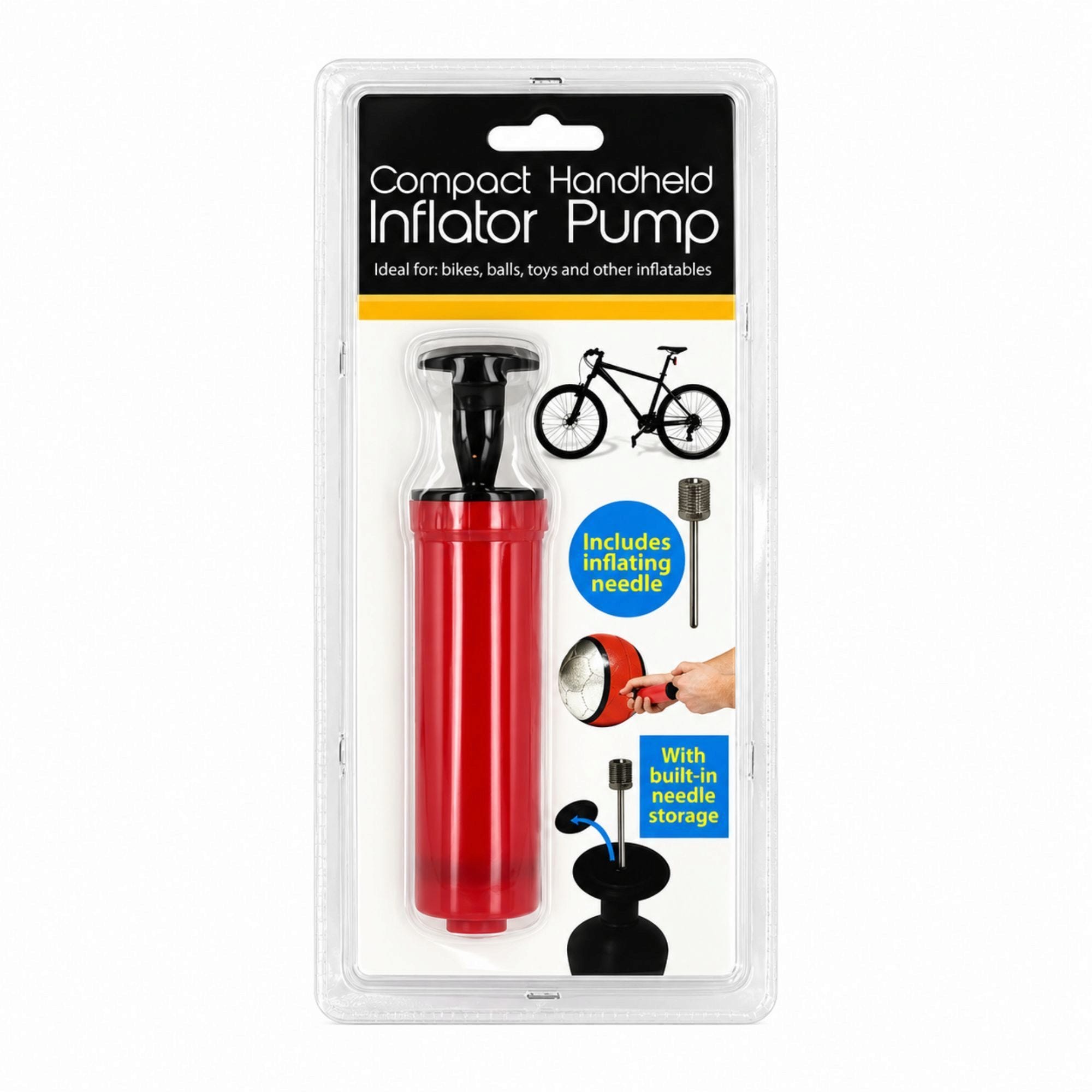 Compact Handheld Inflator Pump (pack of 24)