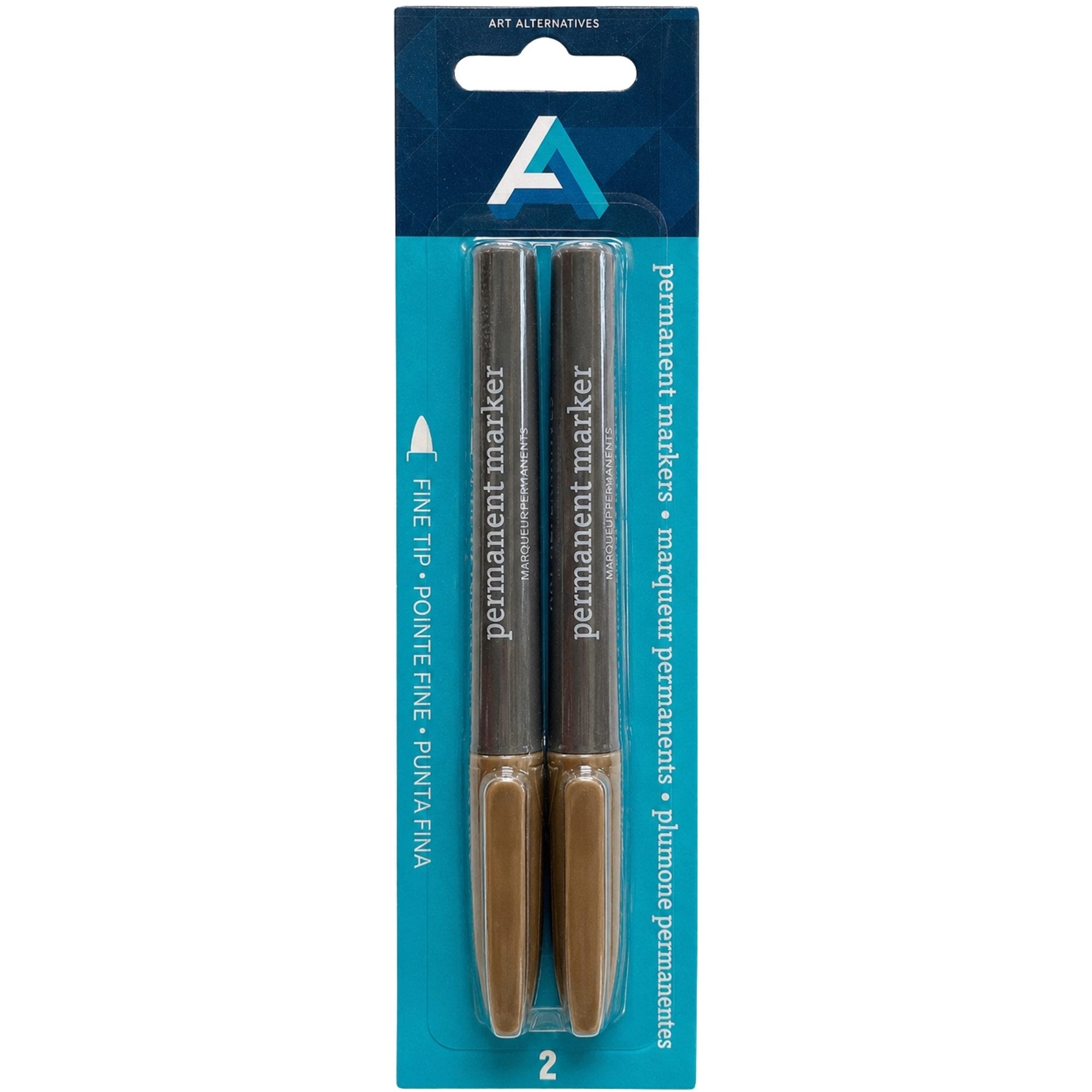 Bulk 36-Pack: Art Alternatives 2 Pack Permanent Markers in Gold