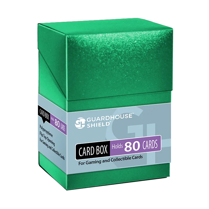 Flip-top Card Box - Green