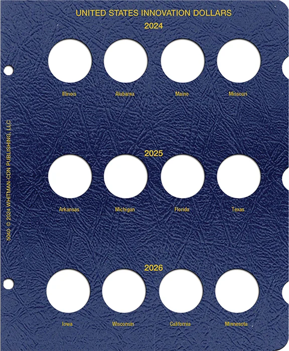 Innovation Dollar Single Mint Page 2024-2026
