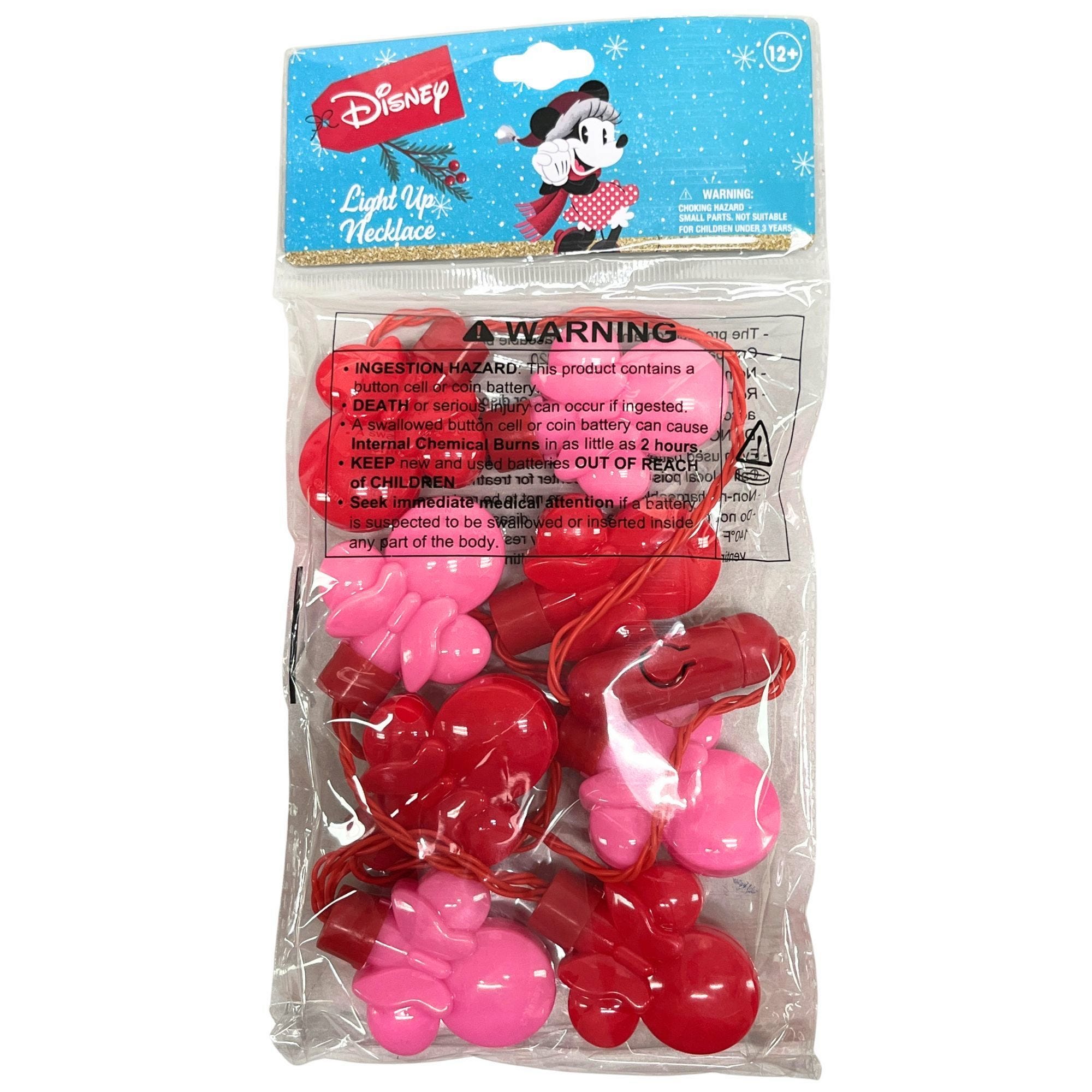 Bulk 22-Pack: Disney Minnie Mouse Light Up Necklace