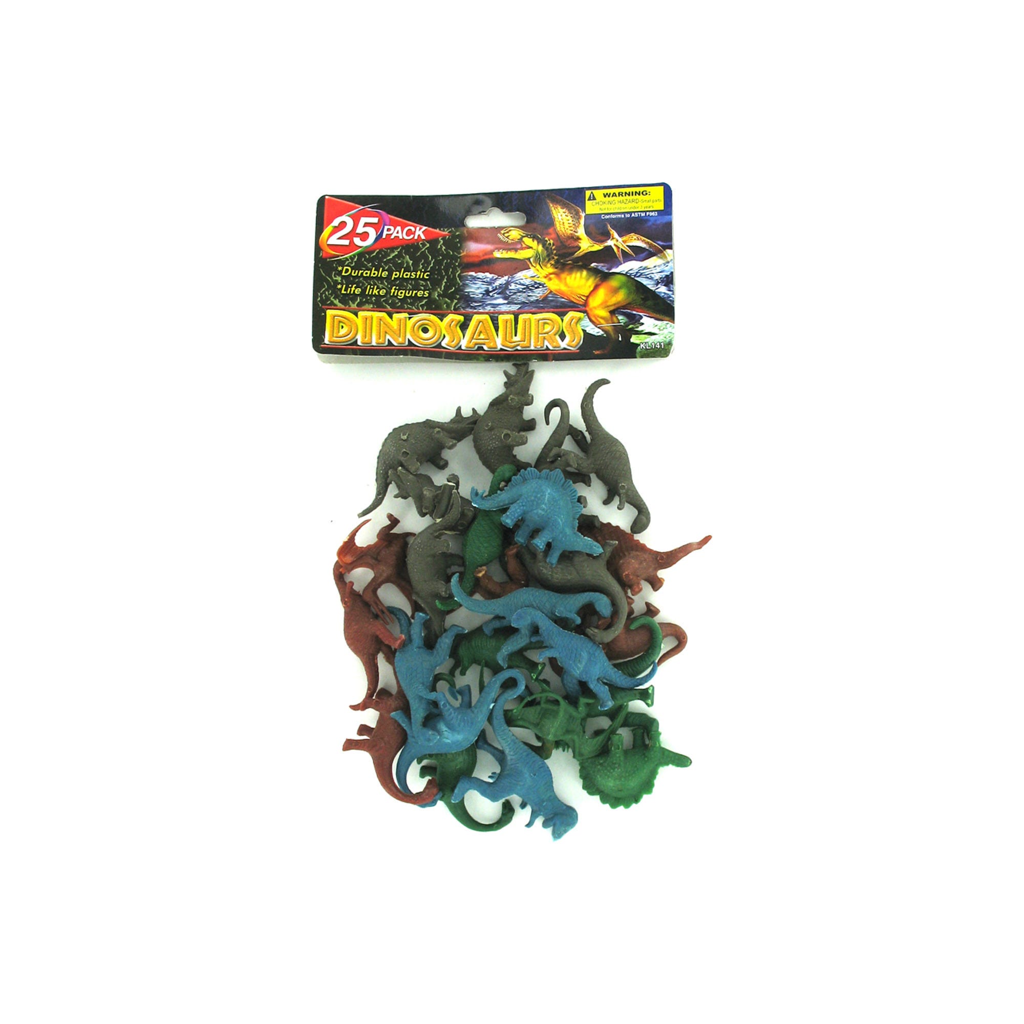Bulk 24-Pack: Toy Dinosaur Set