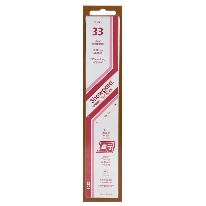 Showgard Mounts - 215mm Strips (Clear) - 33x215mm