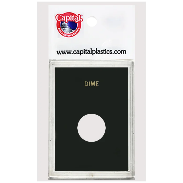 Capital Plastics Caps Coin Holder - Dime