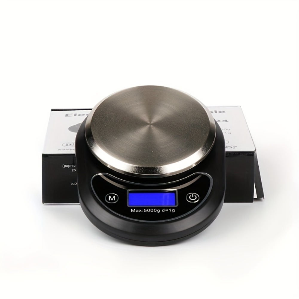High Precision Household Food Food Electronic Baking Kitchen Scale Precision Explosion Portable Coffee Scale — Black1