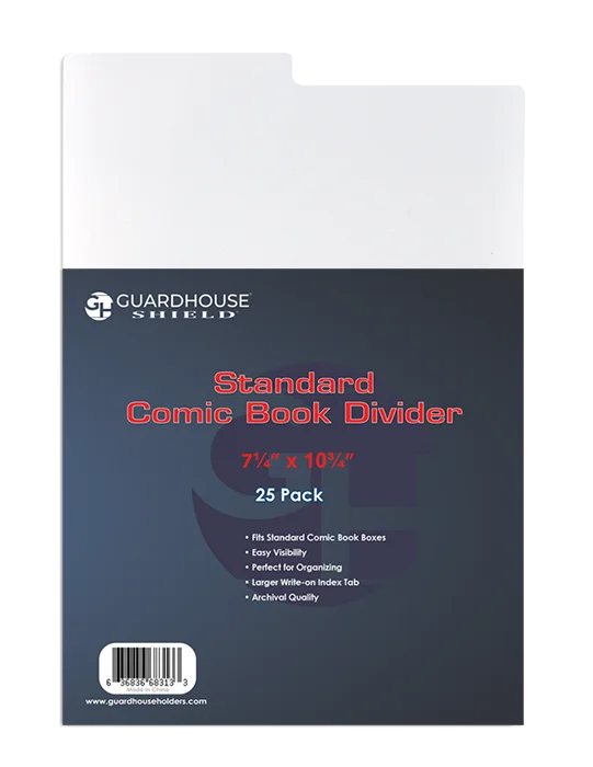 Standard Comic Book Divider - 7 1/4 x 10 3/4