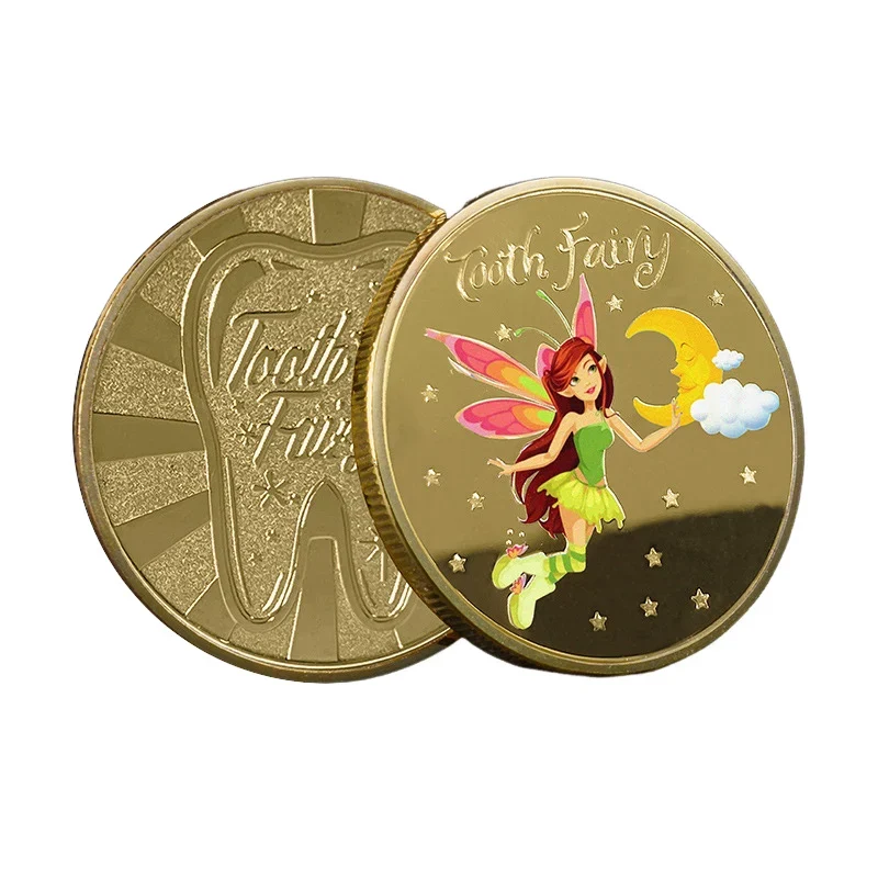 Tooth Fairy keepsake token — decorative 40 mm coin