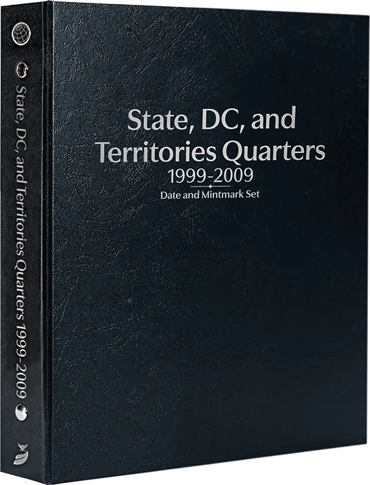 State, DC, and Territorial Quarters 1999-2009, Date & Mintmark Set P & D (Black)