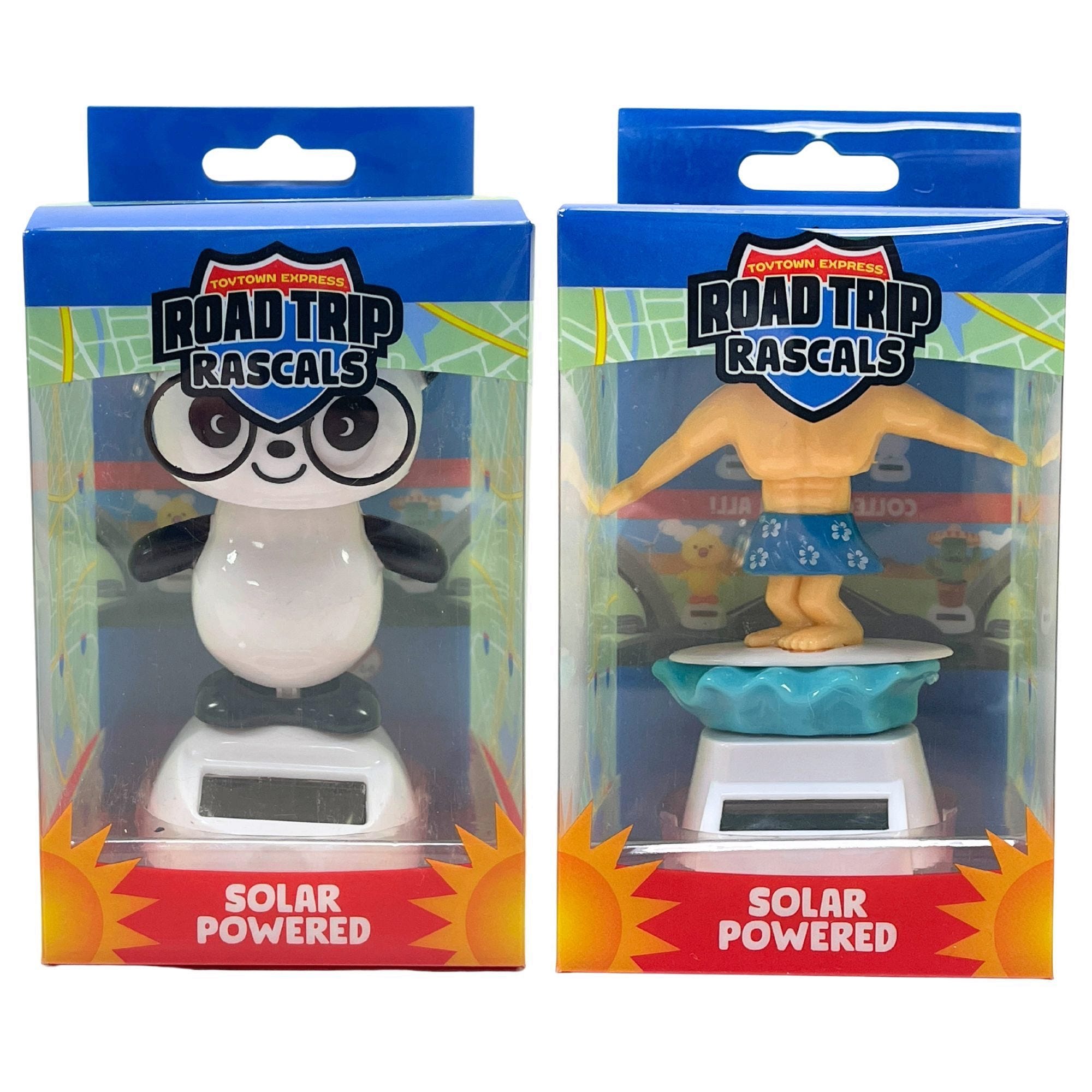 Bulk 18-Pack: Road Trip Rascals Solar Toys in Assorted Animal Designs