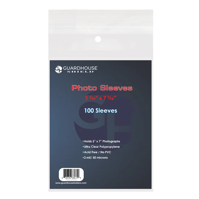 Shield Sleeve for 5 x 7 Photos