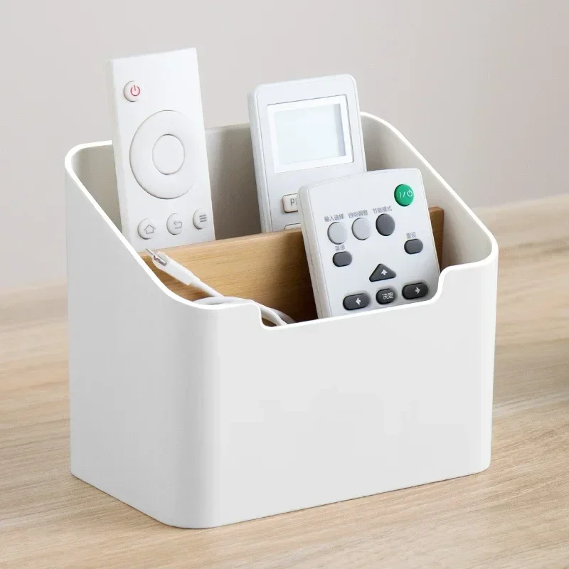 Desktop organiser for remotes, tissues and supplies