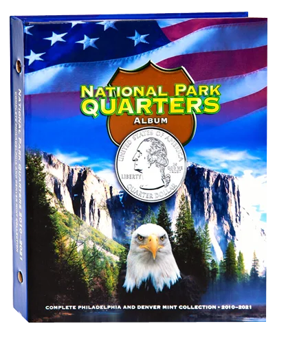 National Park Quarters Full Color Album P&D Mints