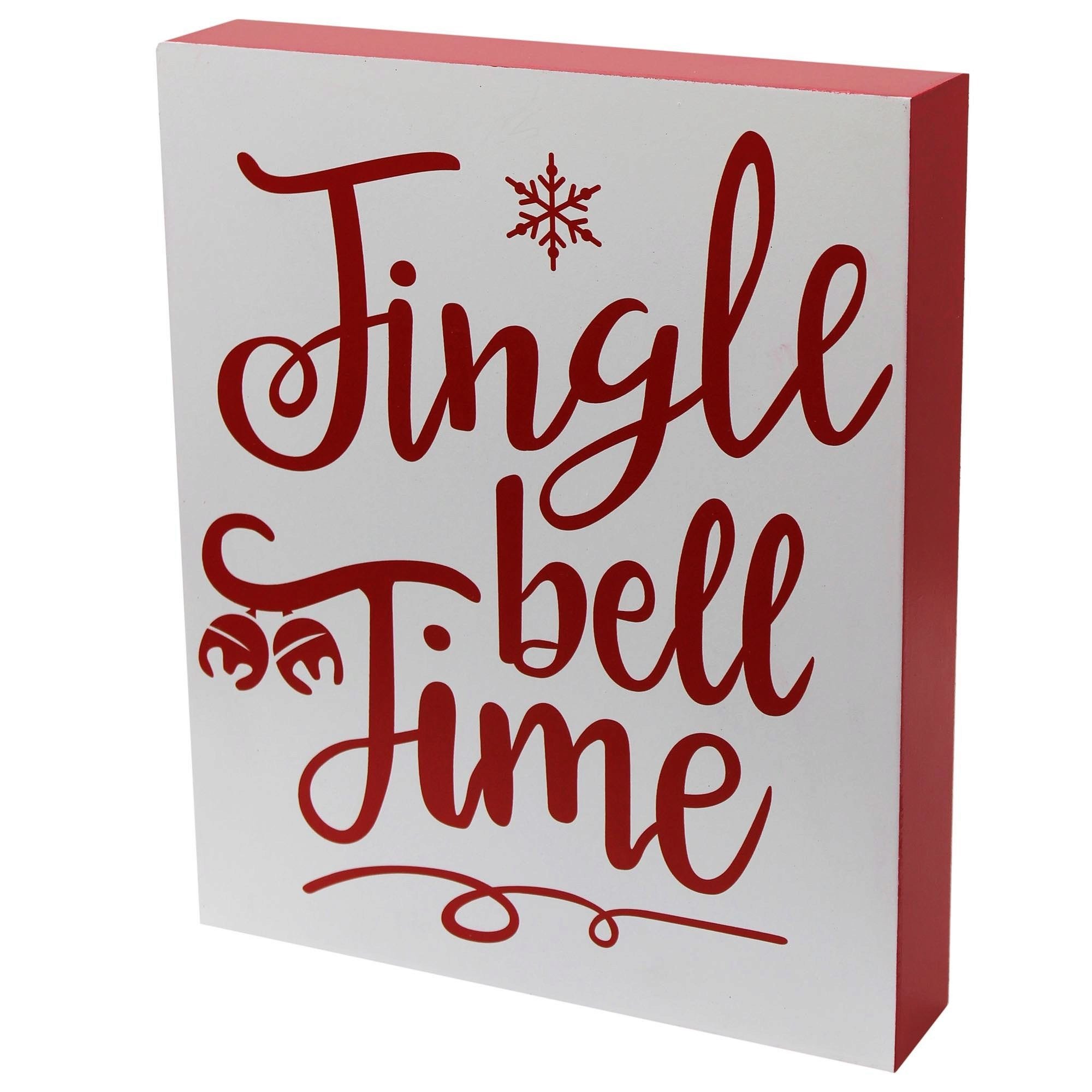 Jingle Bell Time Christmas Wall Decor (pack of 7)