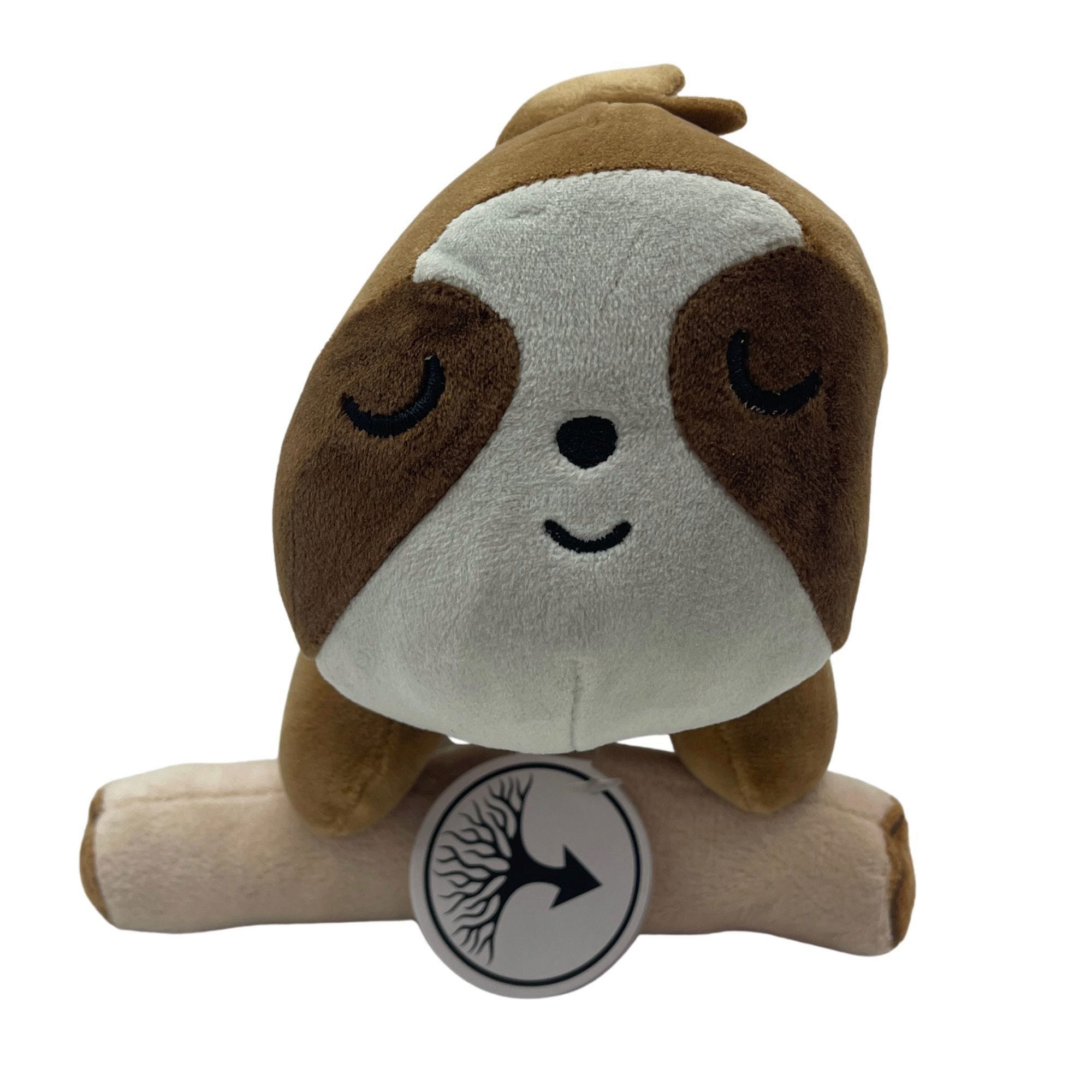 Follow Your Legend 9" Larry the Sloth Plushie with Plush Branch (pack of 9)