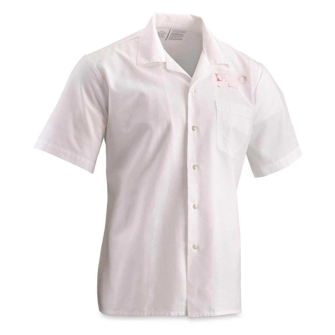 U.S. Military Surplus General Purpose Smocks, 4 Pack, Used — SMALL / White