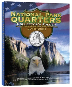 National Park Quarters 4 Panel Cushioned Folder