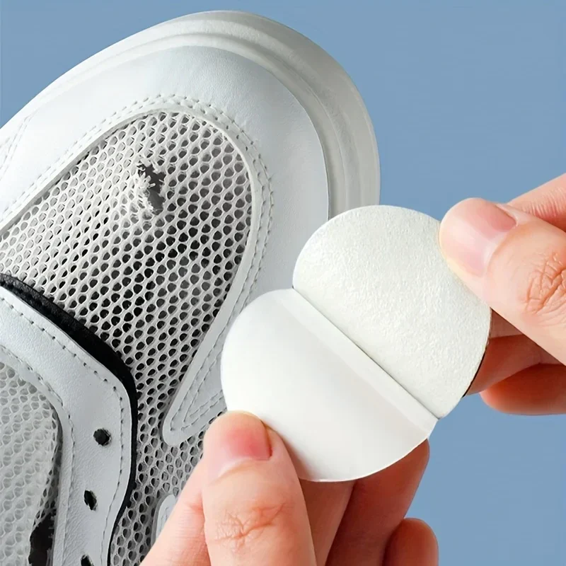 Self-adhesive shoe repair patches for heel linings and toe mesh, 6 pieces — representative supplier photograph