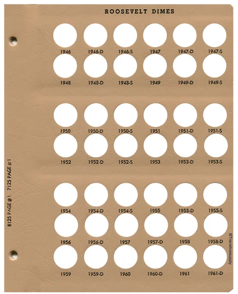 Roosevelt Dimes Replacement Page 1