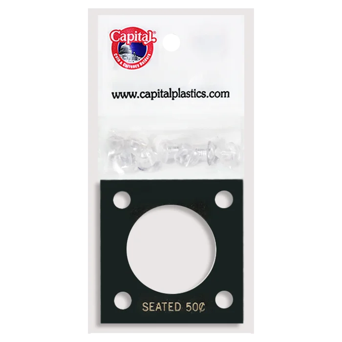 Capital Plastics 144 Coin Holder - Seated Liberty Half Dollar