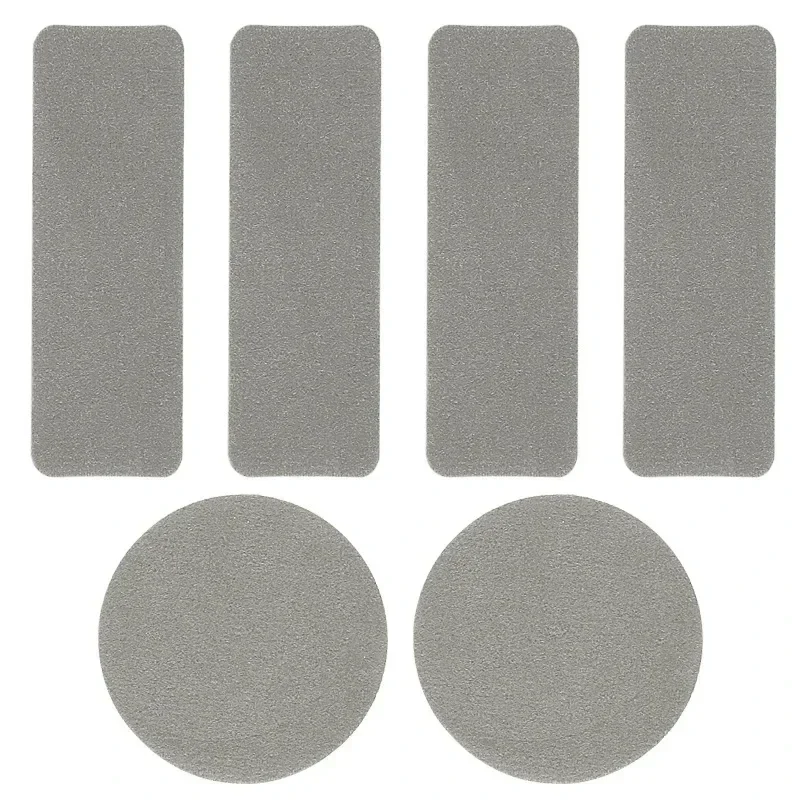 Self-adhesive velvet shoe lining repair patches — representative supplier photograph