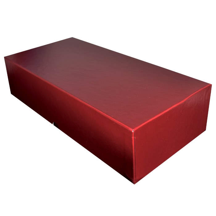Double Row Slab Box - 12" - Maroon