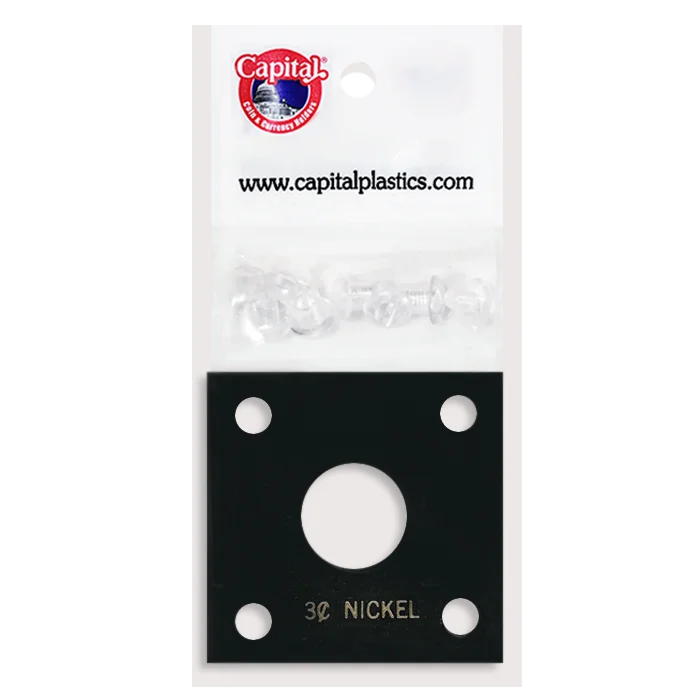 Capital Plastics 144 Coin Holder - 3c Nickel