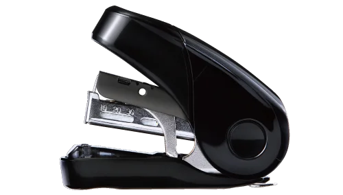 Flat Clinch Stapler- Mini (Black)