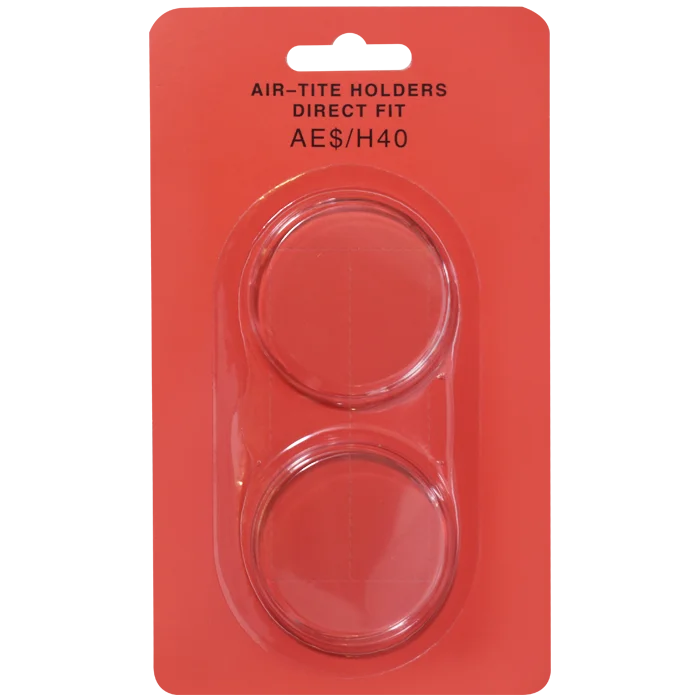 Air Tite 40mm Direct Fit Retail Packs - 1 oz Silver Eagle