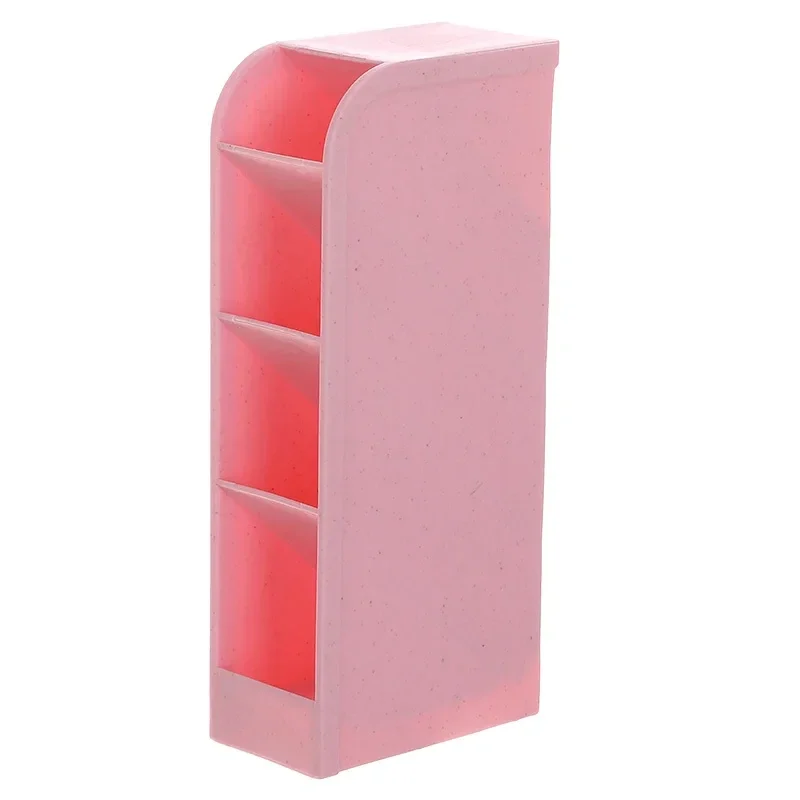 Slanted four-compartment desk organiser, 20 cm tall