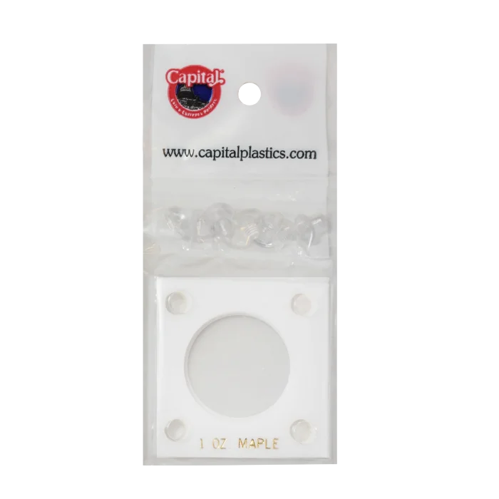 Capital Plastics 144 Coin Holder - 1 oz. Maple