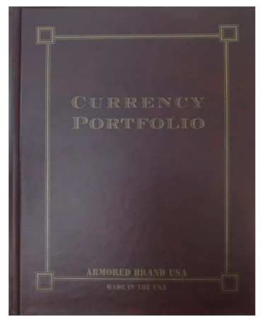 Currency Portfolio- Burgundy