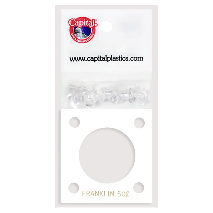 Capital Plastics 144 Coin Holder - Franklin Half Dollar