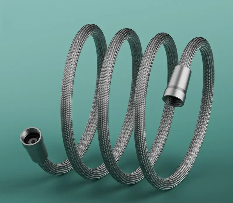 Braided shower hose with G1/2 fittings, 1.5 or 2 m — representative supplier photograph