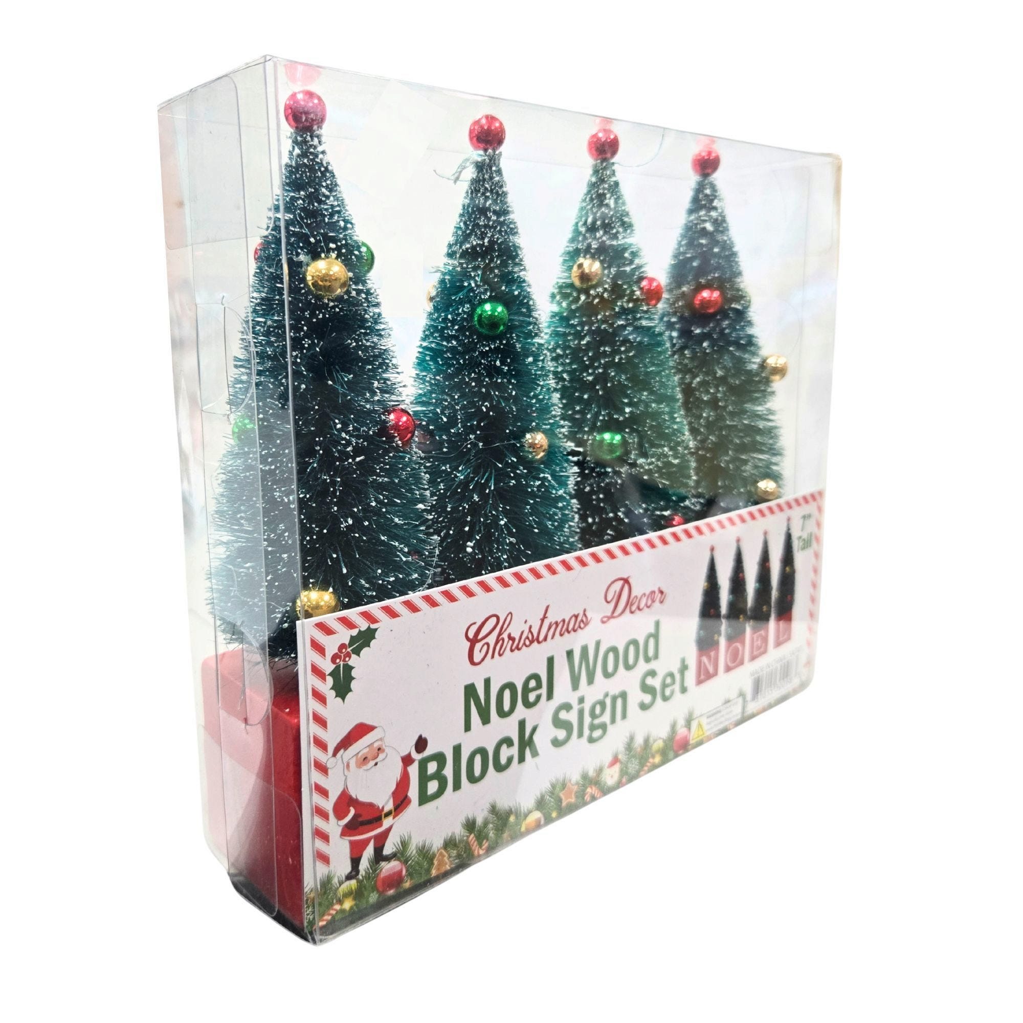 Noel Wood Blocks Accents (pack of 6)