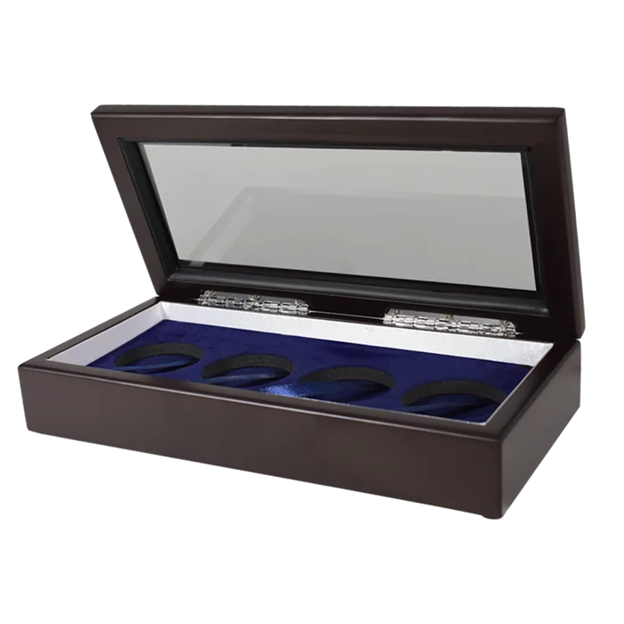 Guardhouse Glass-top Wood Display Box -GH-W1800: (4L)
