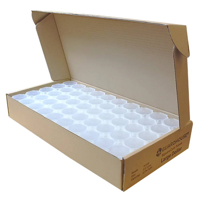 Guardhouse Large Dollar Coin Tube-50 Pack
