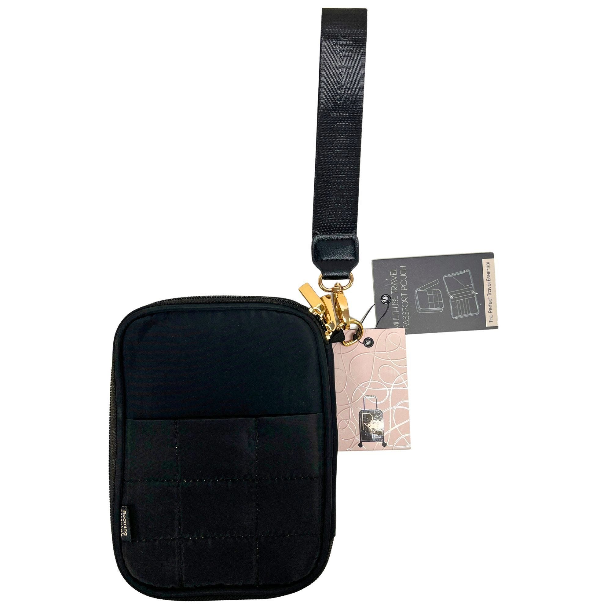 Roaming Essentials Passport Travel Folio in Black (pack of 11)