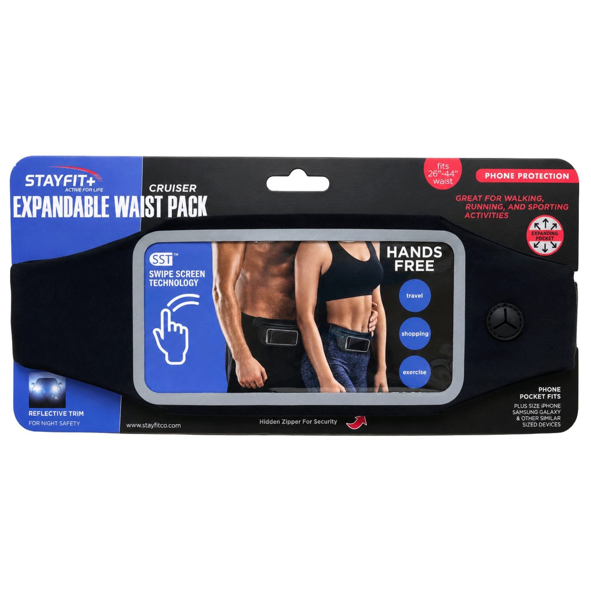 Stayfit Black Cruiser Waistpack (pack of 15)