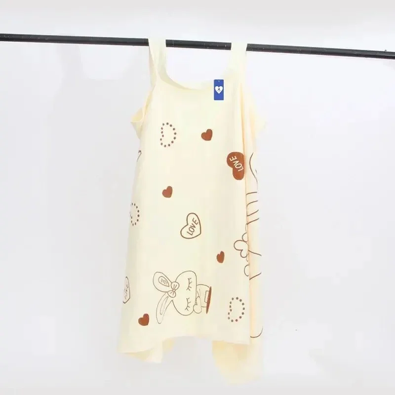 Wearable bath towel wrap with straps, 80 x 135 cm — representative supplier photograph
