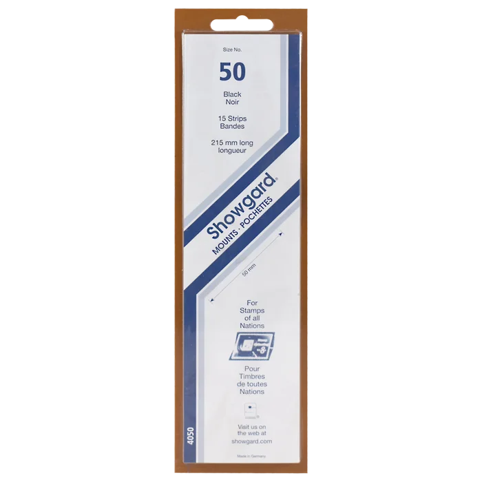 Showgard Mounts - 215mm Strips (Black) - 50x215mm
