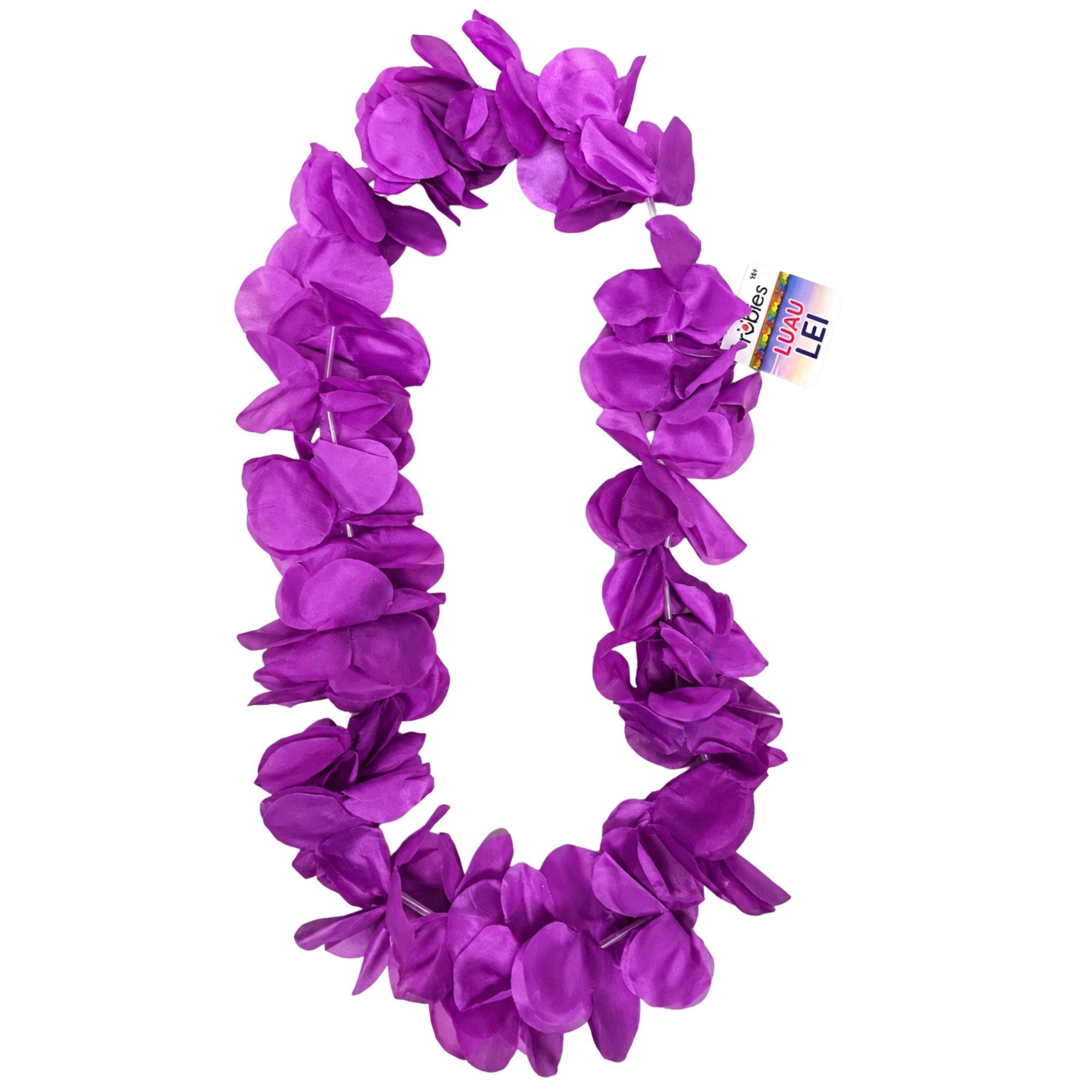 Bulk 36-Pack: Fluorescent Purple Hawaiian Lei