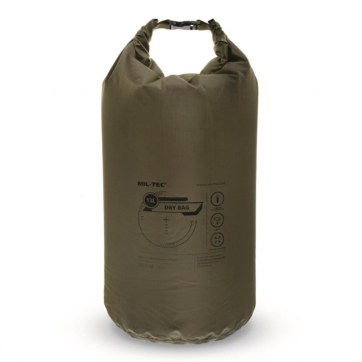 Mil-Tec 13L Ultralight Dry Bag, 21" x 14"