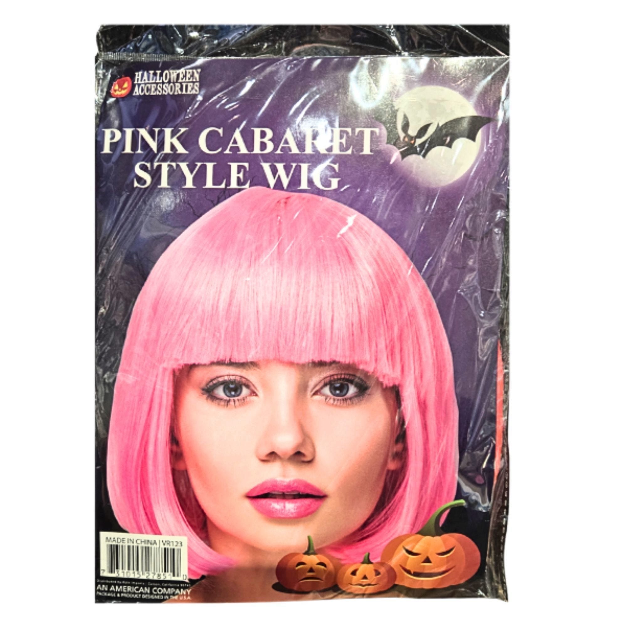 Bulk 24-Pack: Pink Cabaret Wig