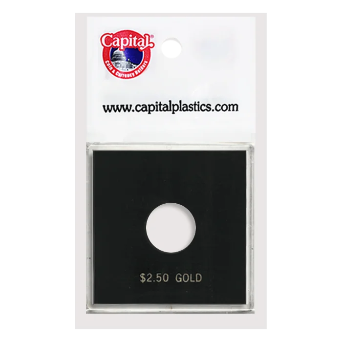 Capital Plastics Krown Coin Holder - $2.50 Gold