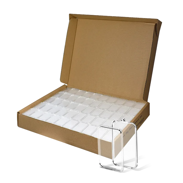 Evocore 1 Oz Silver Bar Holder with Ornament Loop. 250 Count Box