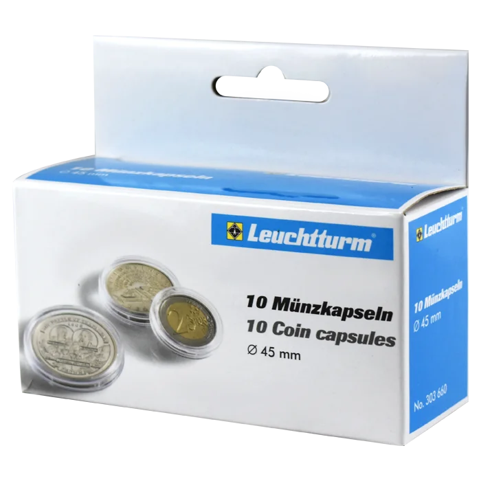 45mm - Coin Capsules (pack of 10)