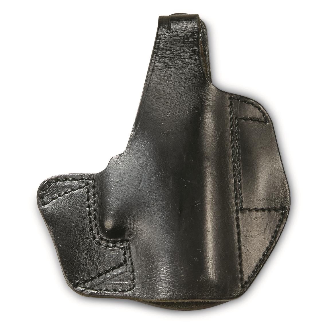 German Military Surplus AKAH Leather Belt Holster, Like New