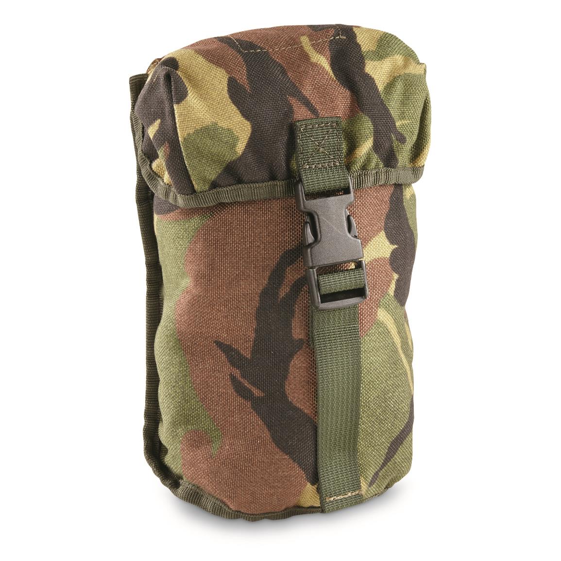 Dutch Military Surplus 4" x 10" MOLLE Pouch, Used