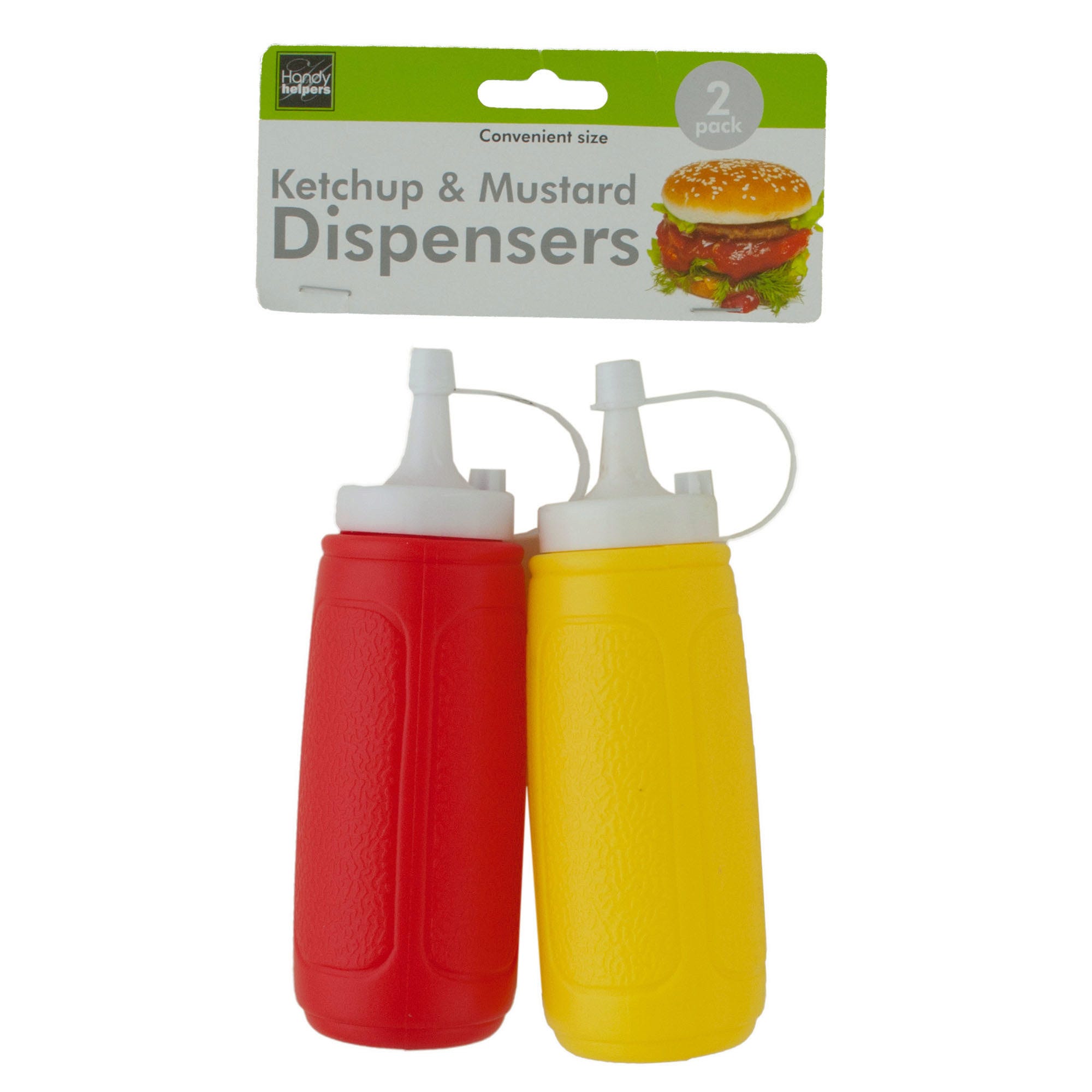Bulk 24-Pack: Ketchup & Mustard Dispenser Set
