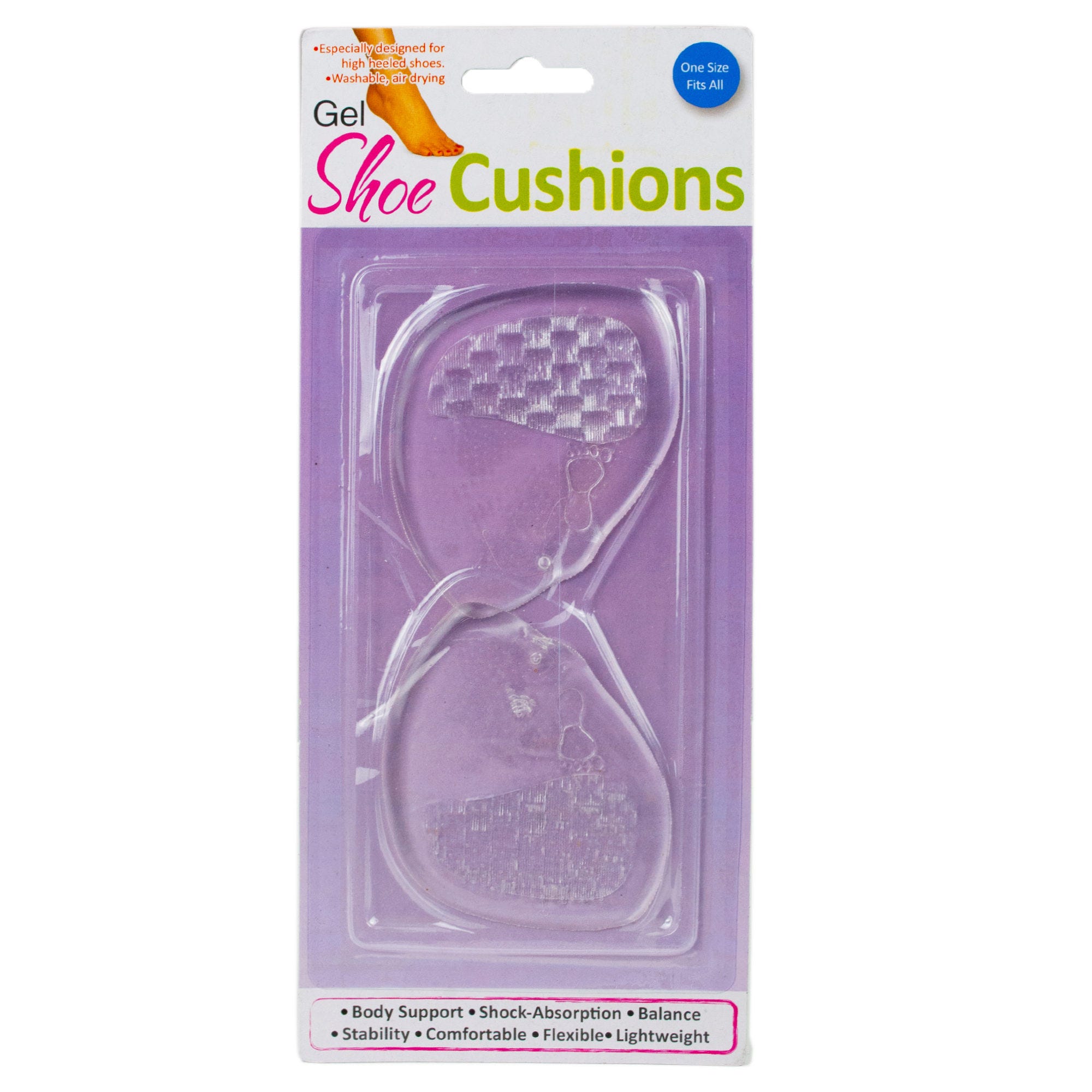 Bulk 24-Pack: Gel Shoe Cushions for High Heels